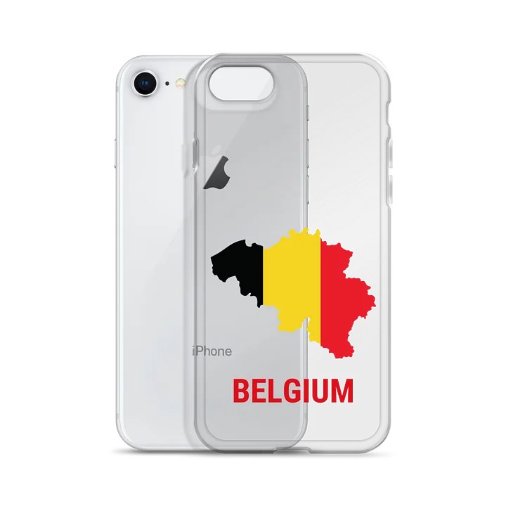 Belgium 2026 World Cup Flag iPhone Tough Case - Belgium Soccer Phone Cover - Dual Layer Protective Case product image (2)