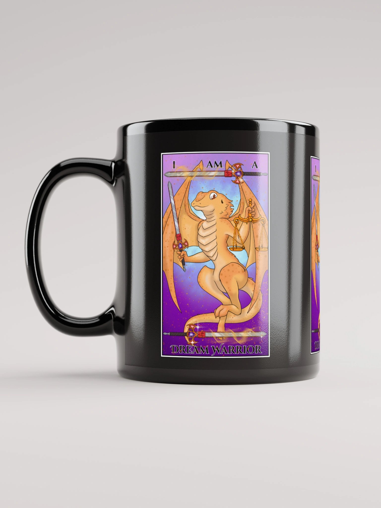 Day of the Dragon "Justice" Tarot Card 11oz/15oz Mug product image (11)