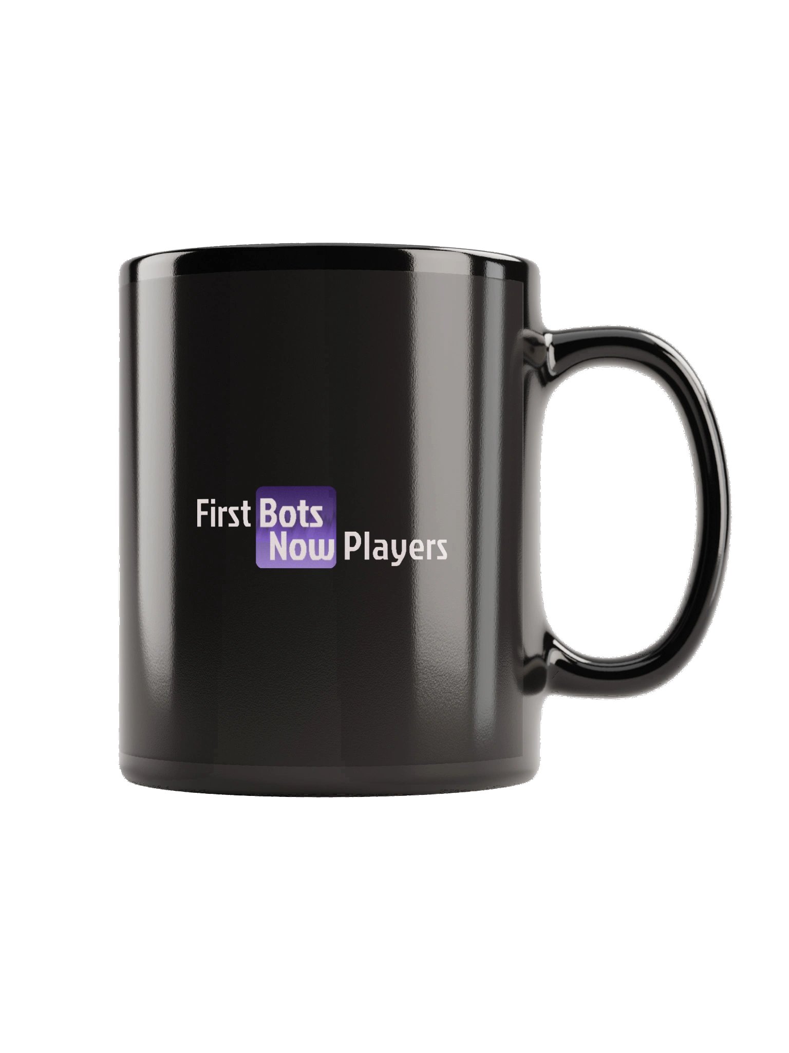 FBNP First Bots Now Players Black Glossy Mug product image (6)