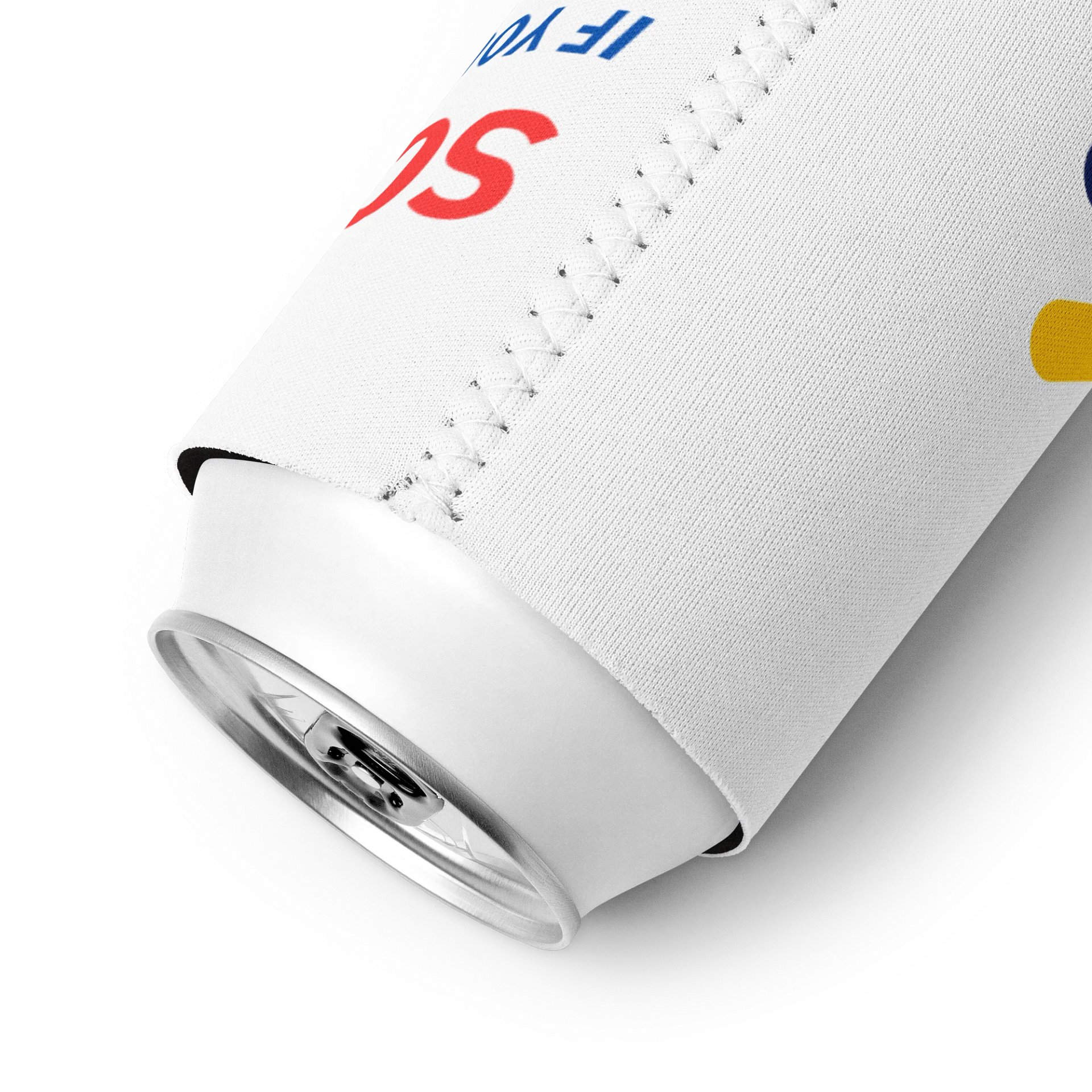 AI inspired Can Cooler with QR Code Reward. product image (9)