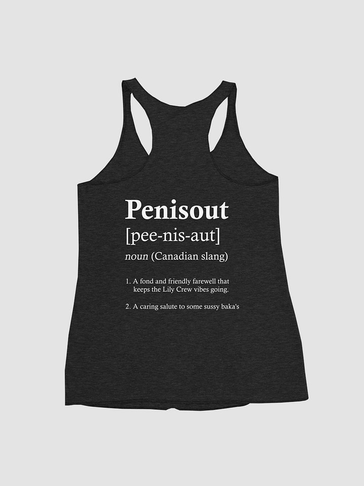 P***sout Keisha ~Bella and Canvas Ladies Triblend Racerback Tank product image (2)