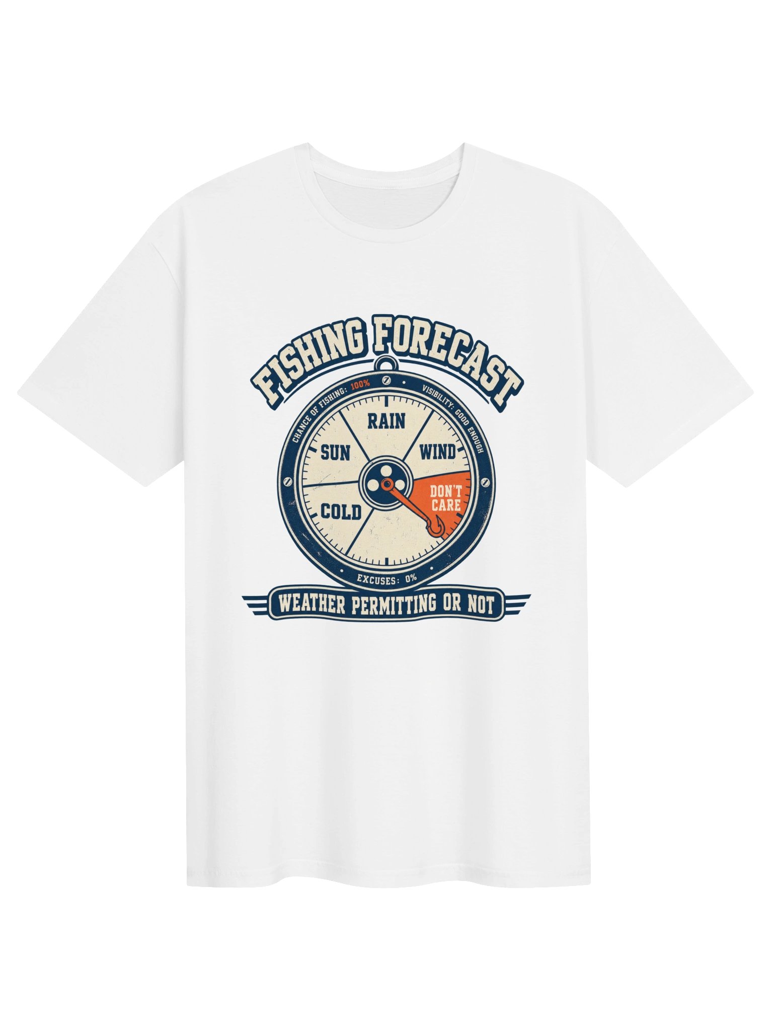 Fishing Forecast — Weather or Not T-Shirt product image (61)