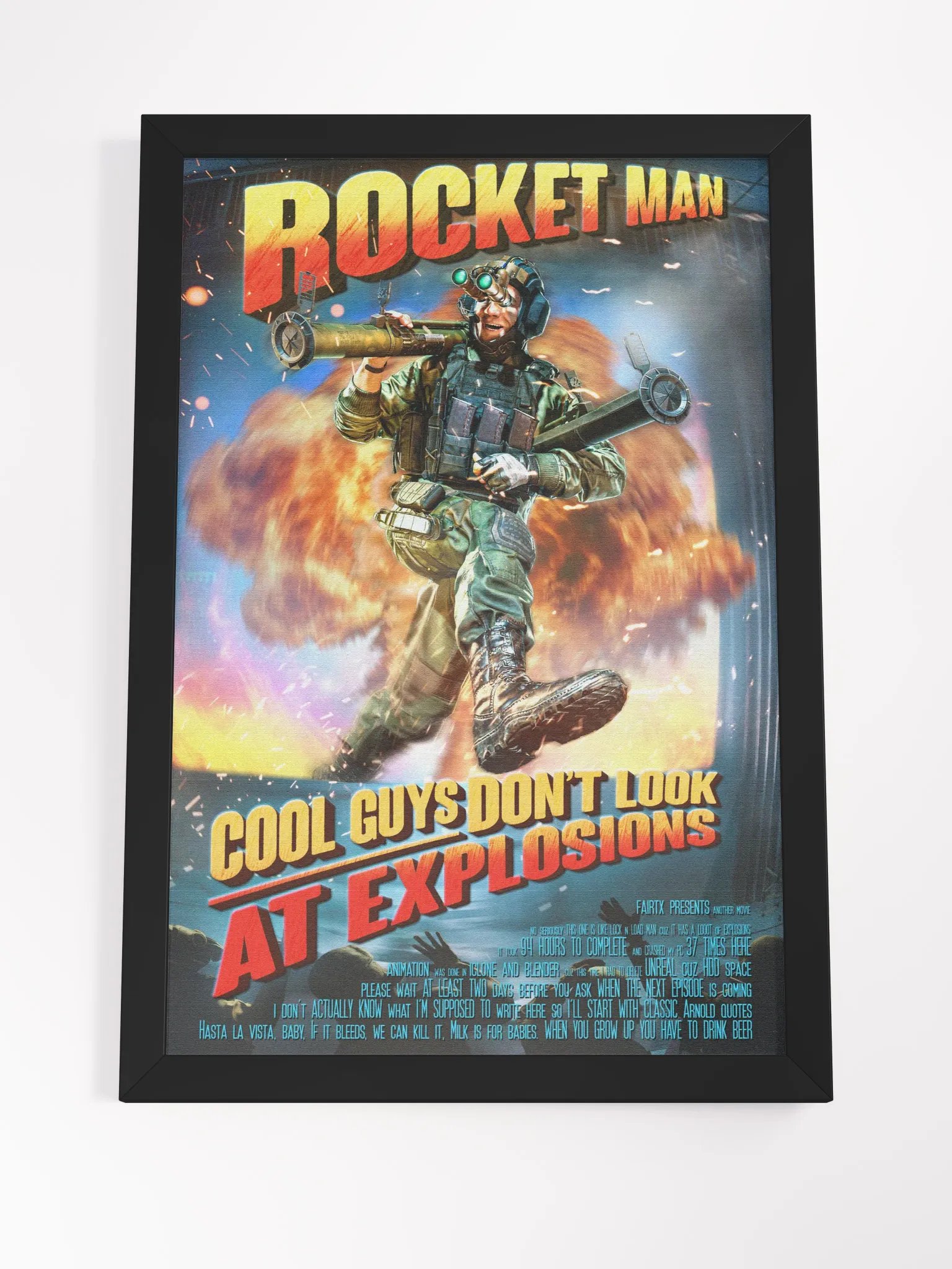 The Rocket Man Framed Poster product image (7)