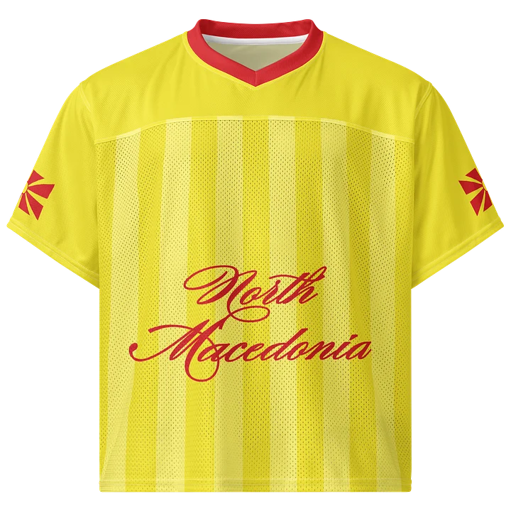 North Macedonia Boxy Sports Tee product image (1)