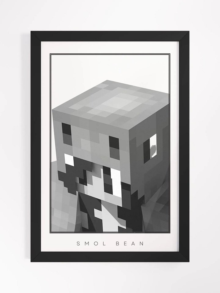 Framed Smol Bean Print product image (2)