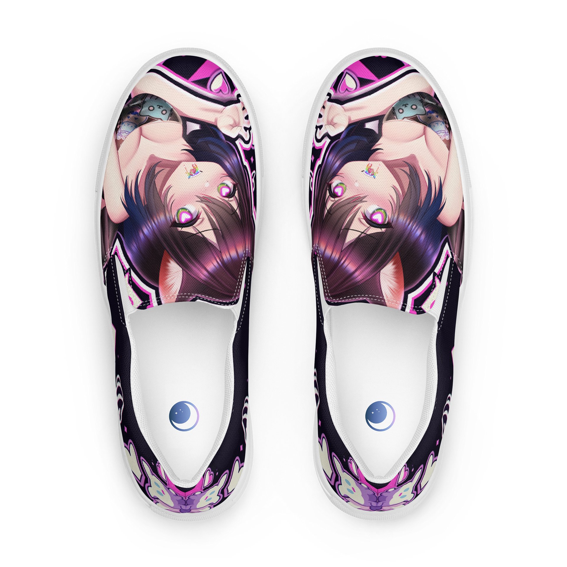 Womens Canvas Slip-On Shoes (Seductilust) product image (1)