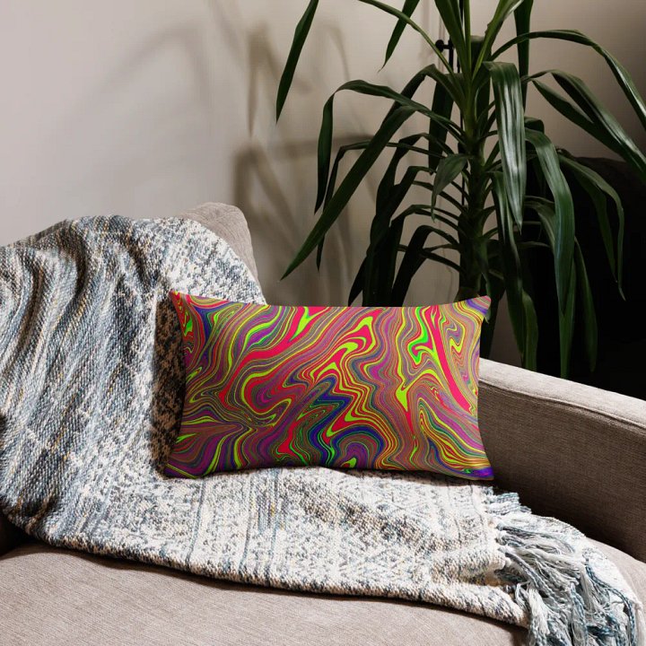 Premium Pillow Case - Colorful Liquid Swirls product image (2)