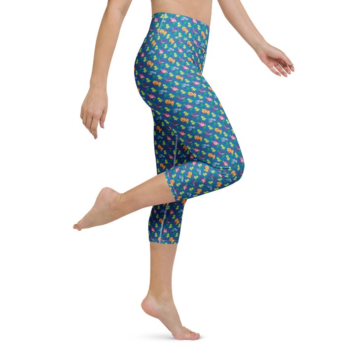 Little Dino Yoga Capri Leggings product image (1)