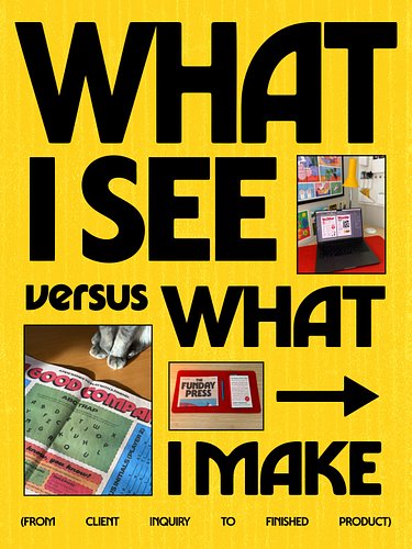 behind the scenes of making a newspaper!!! I get a very low fidelity outline from Peter and a lot of creative freedom to turn...