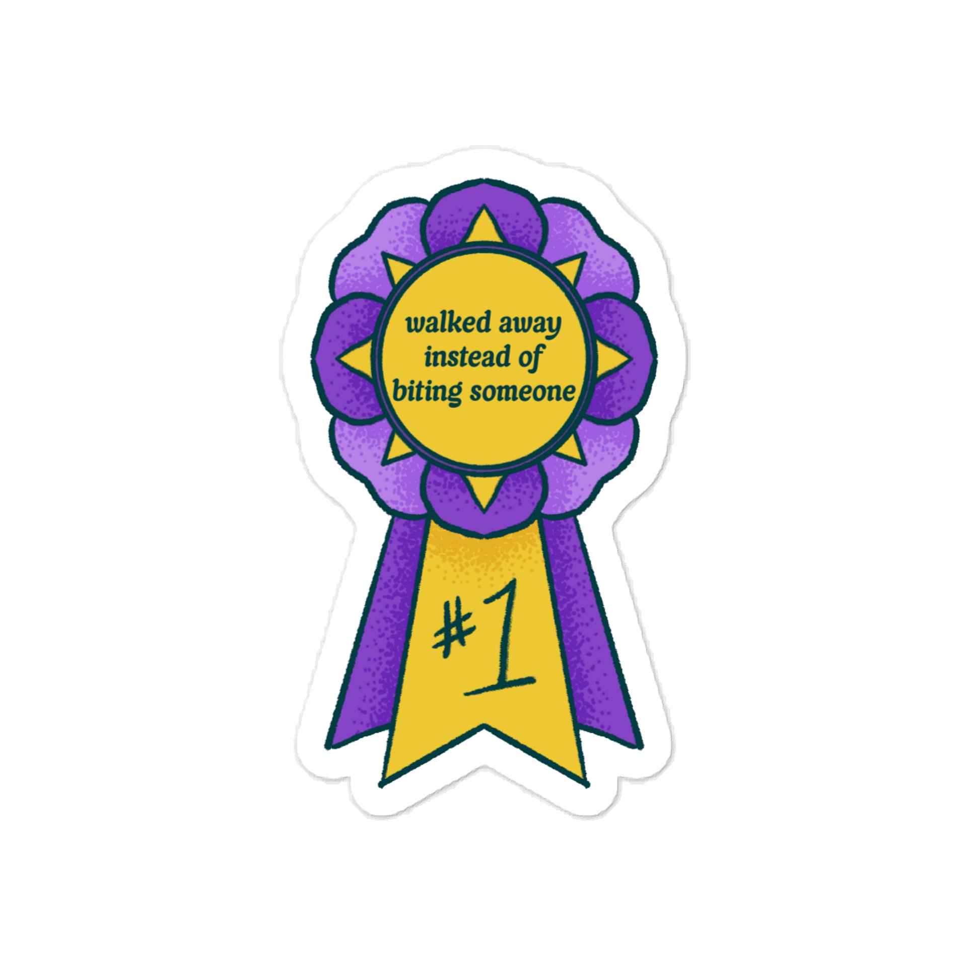 Rosette Series: Didn't Bite Sticker product image (1)