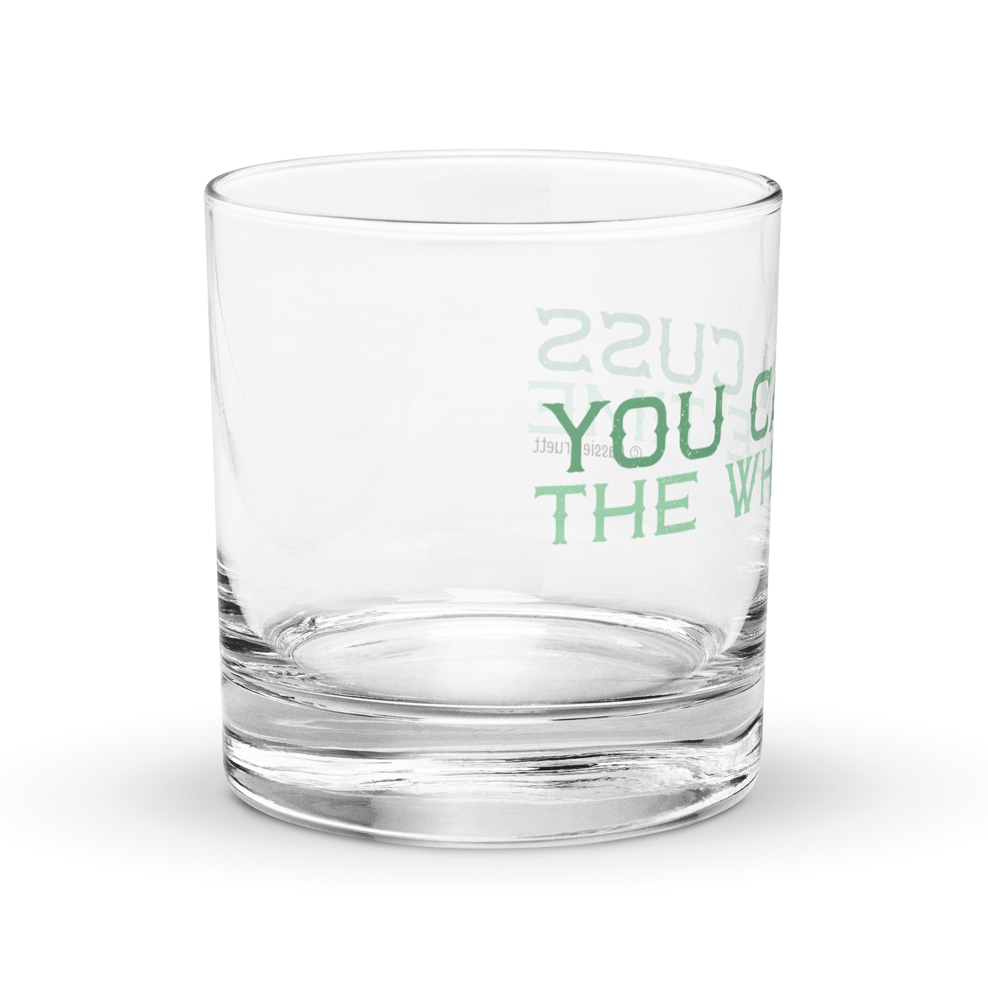 Whittaker Motto Rocks Glass - KUD Edition product image (3)