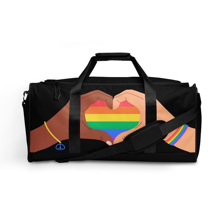 Pride Heart All-Over Duffle Bag product image (1)