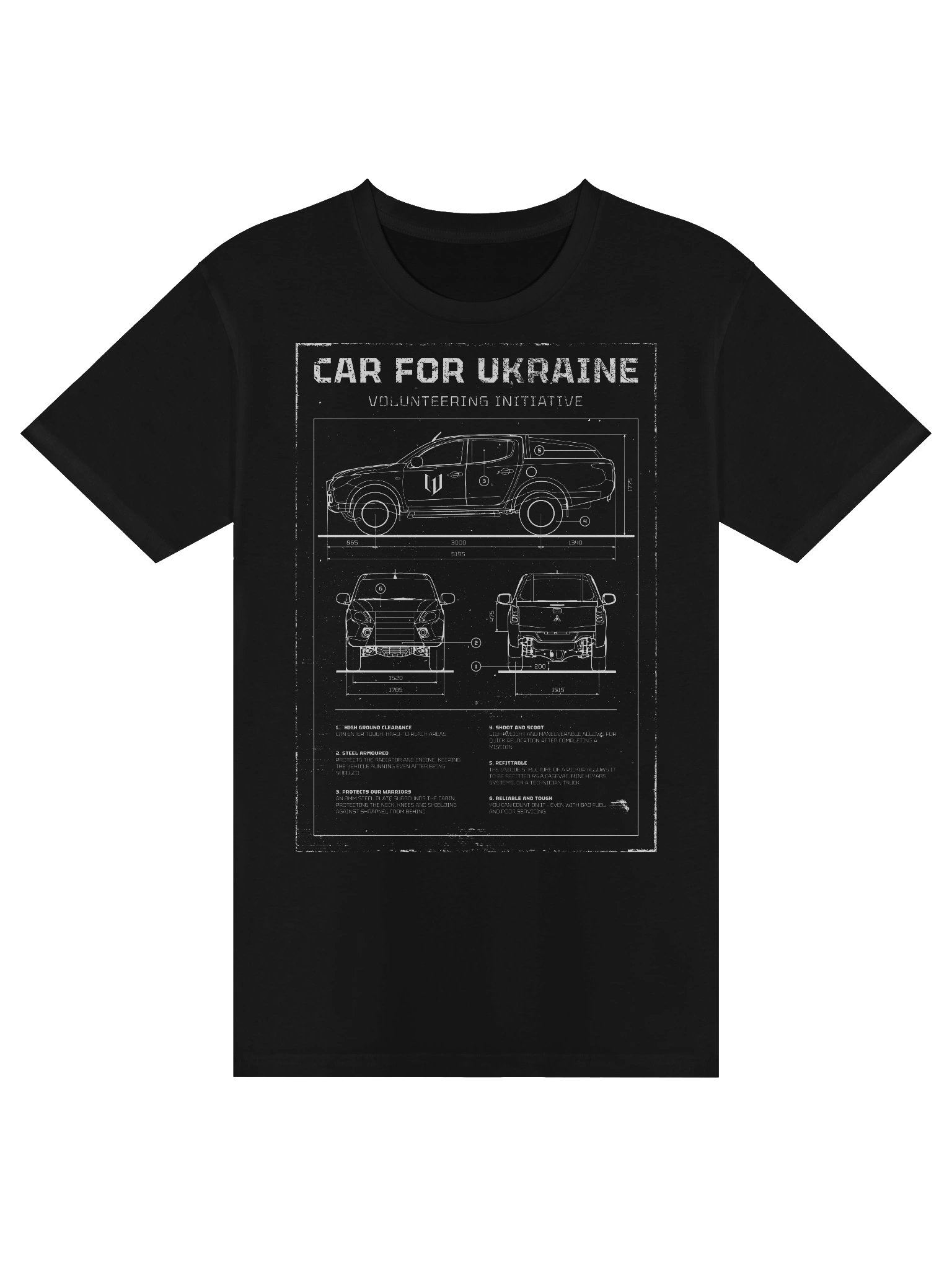 Car4Ukraine T-Shirt product image (1)