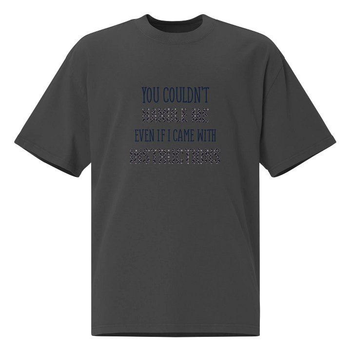 Unapologetic Attitude Oversized Tee product image (1)