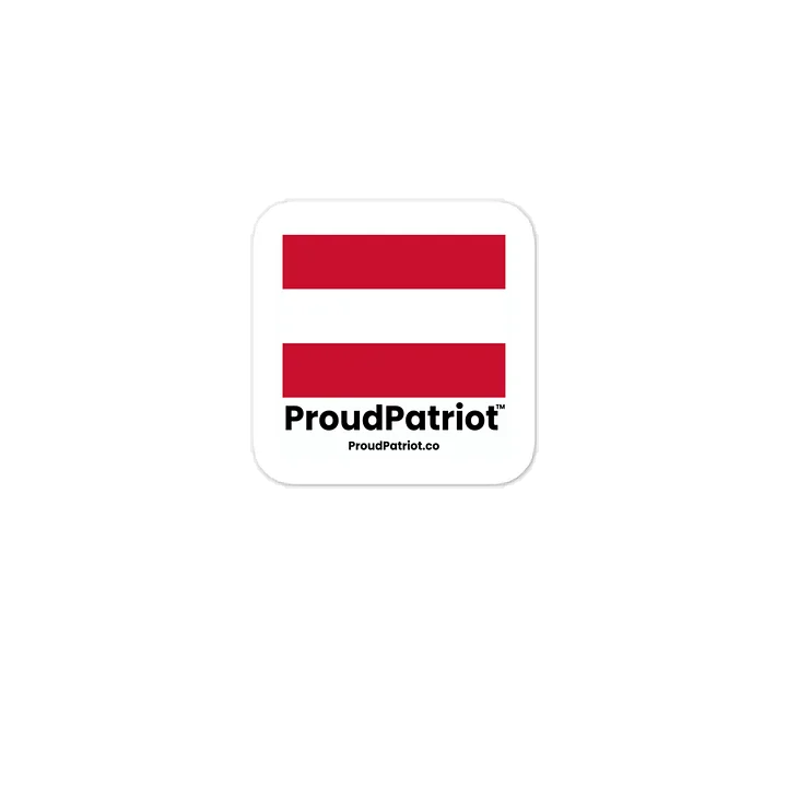 Austria Flag Vinyl Sticker product image (1)