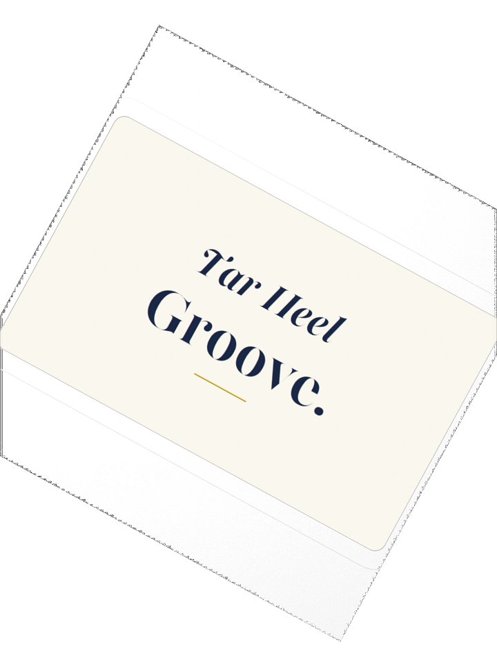 Tar Heel Groove Sticker product image (2)