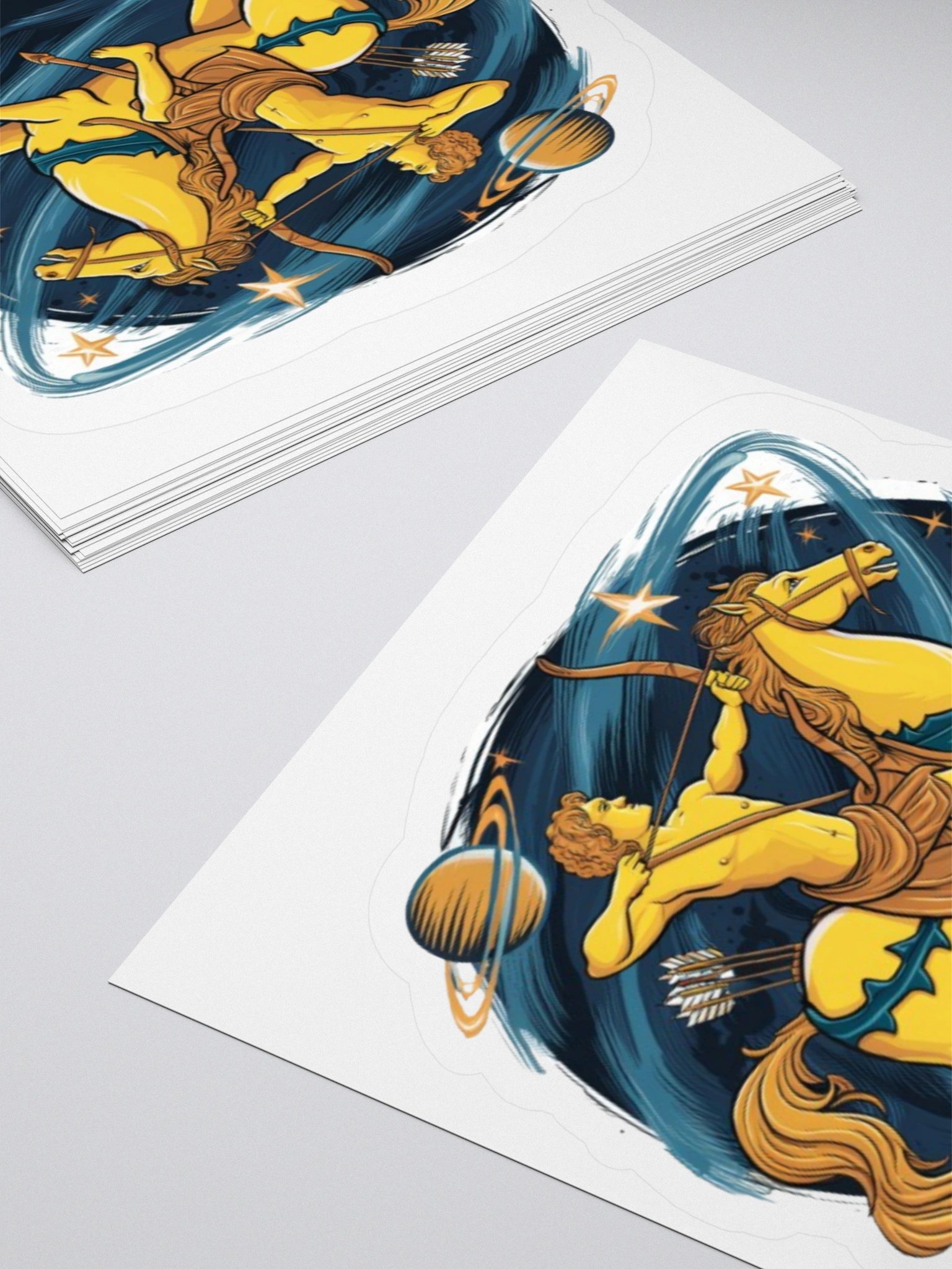 Exclusive Sagittarius Zodiac Sticker: Centaur Archer in Cosmic Twilight - Perfect for Astrology Fans and Unique Gifts! product image (12)