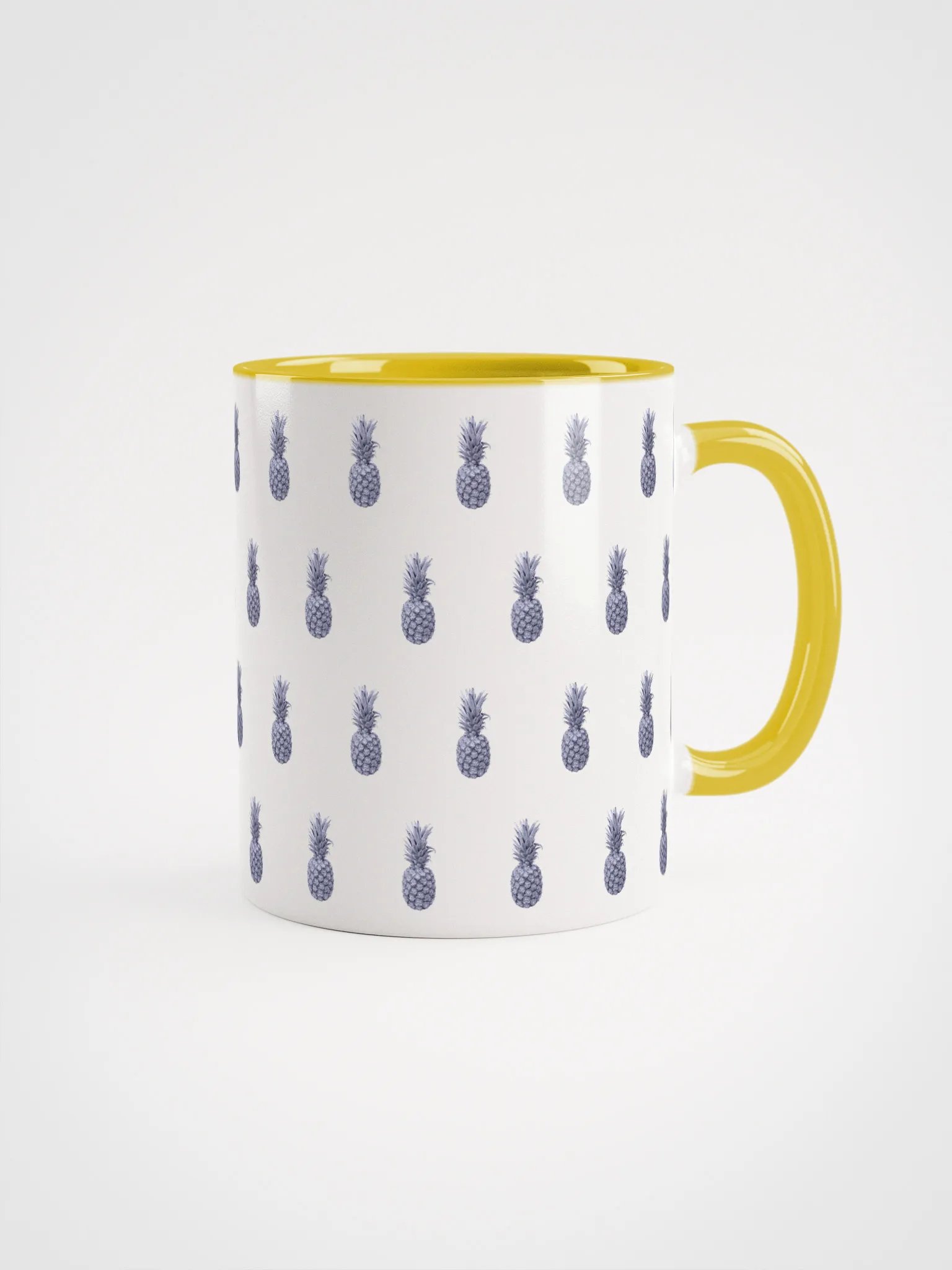 Monochrome Pineapple Ceramic Mug product image (2)