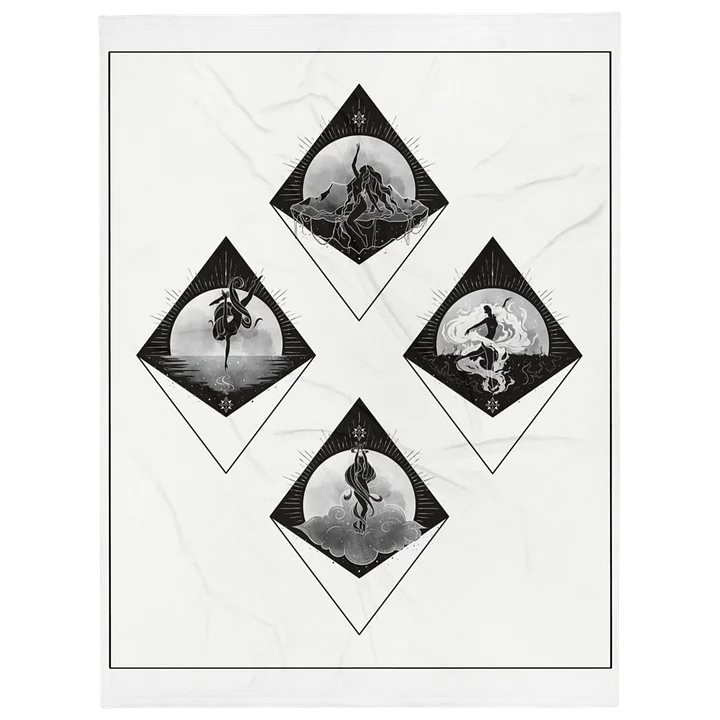 𝖉𝖎𝖛𝖎𝖓𝖊 𝖊𝖑𝖊𝖒𝖊𝖓𝖙𝖘 throw blanket white product image (1)