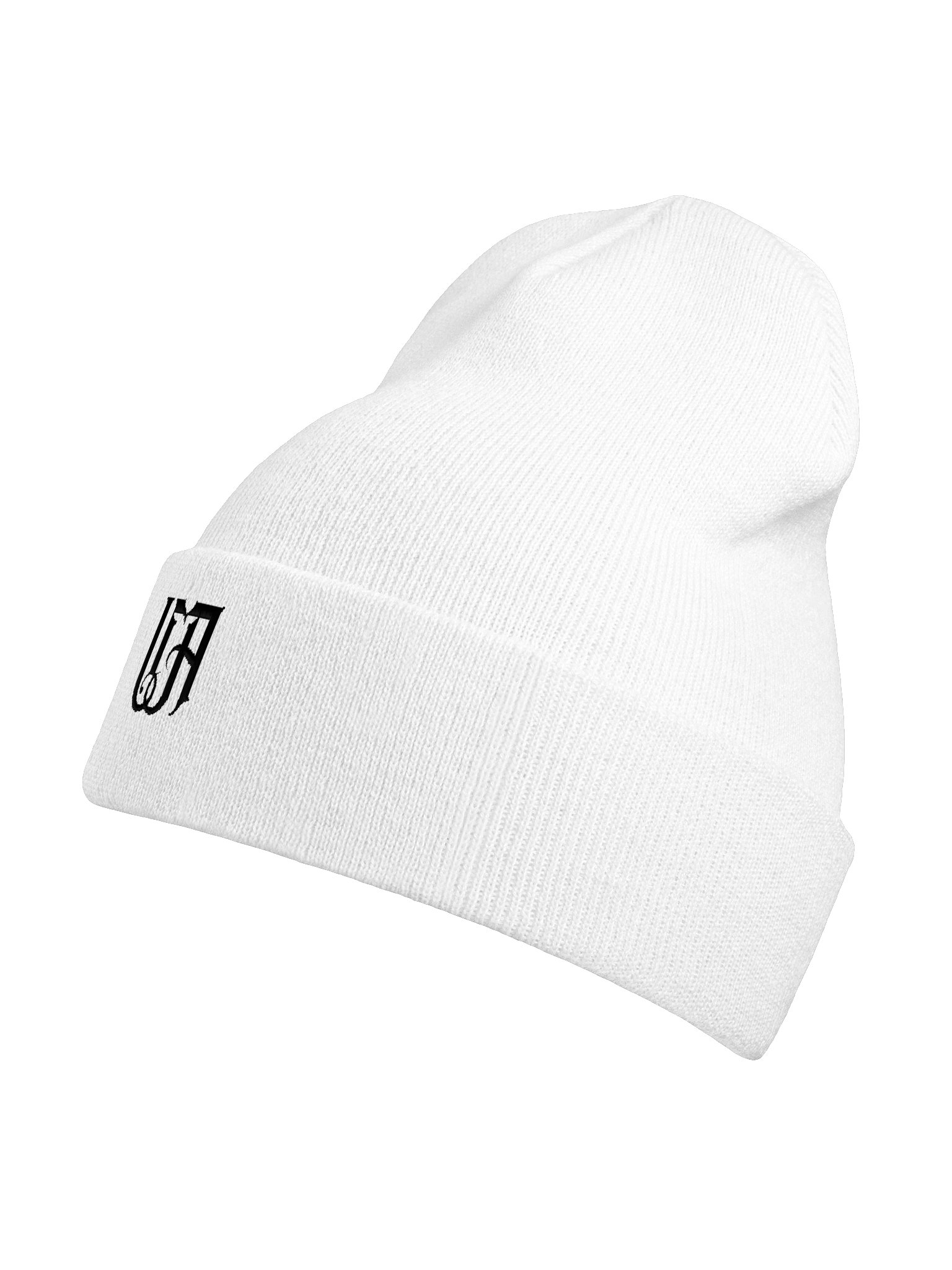 Afterhours Beanie — White / Black Logo (Unisex) product image (9)