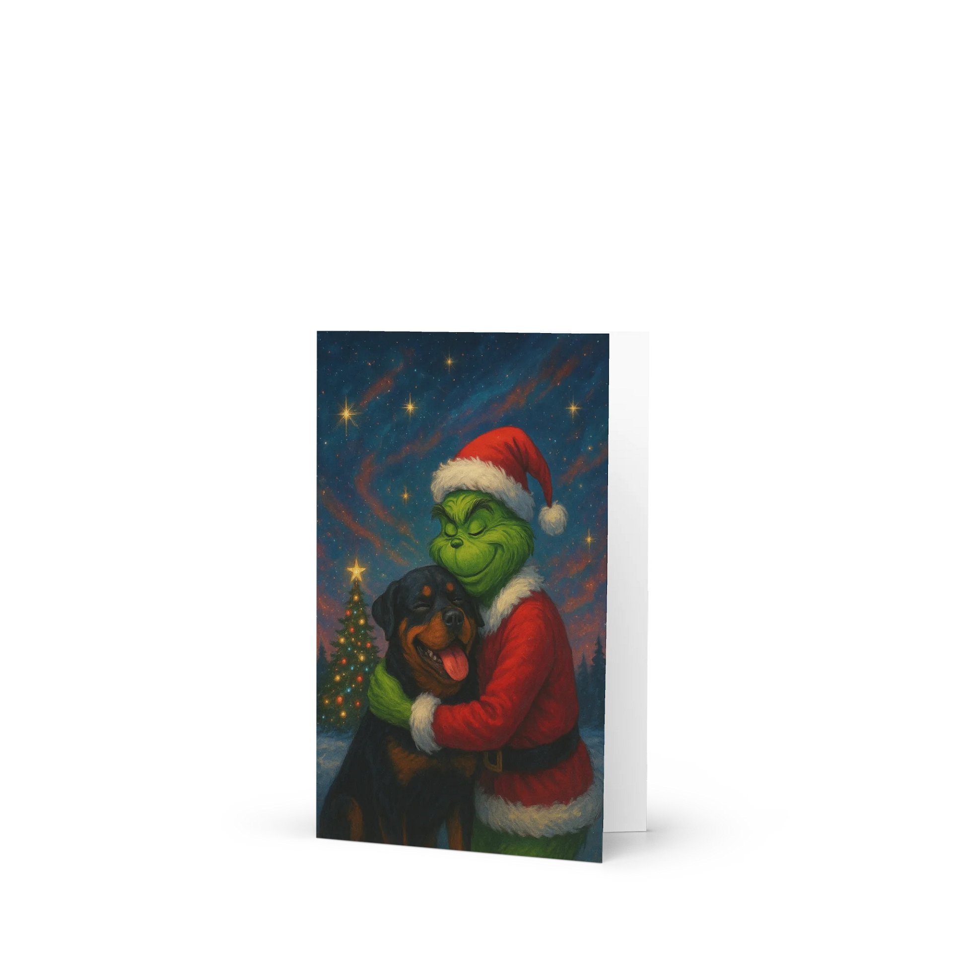 Rottweiler & Grinch Greeting Card product image (1)