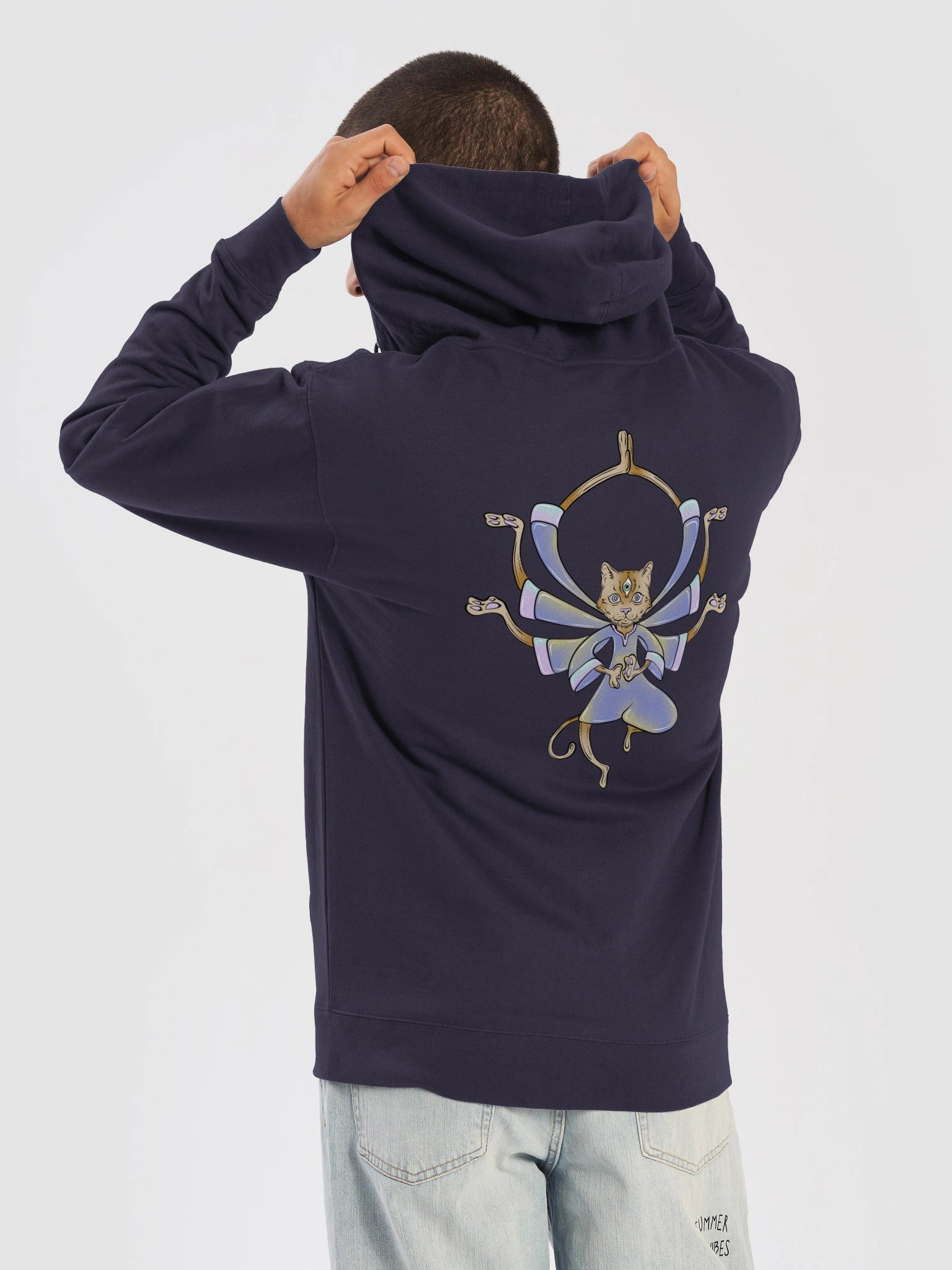 Meoooooooooow - Independent Trading Co. Unisex Fleece Zip Up Hoodie product image (5)