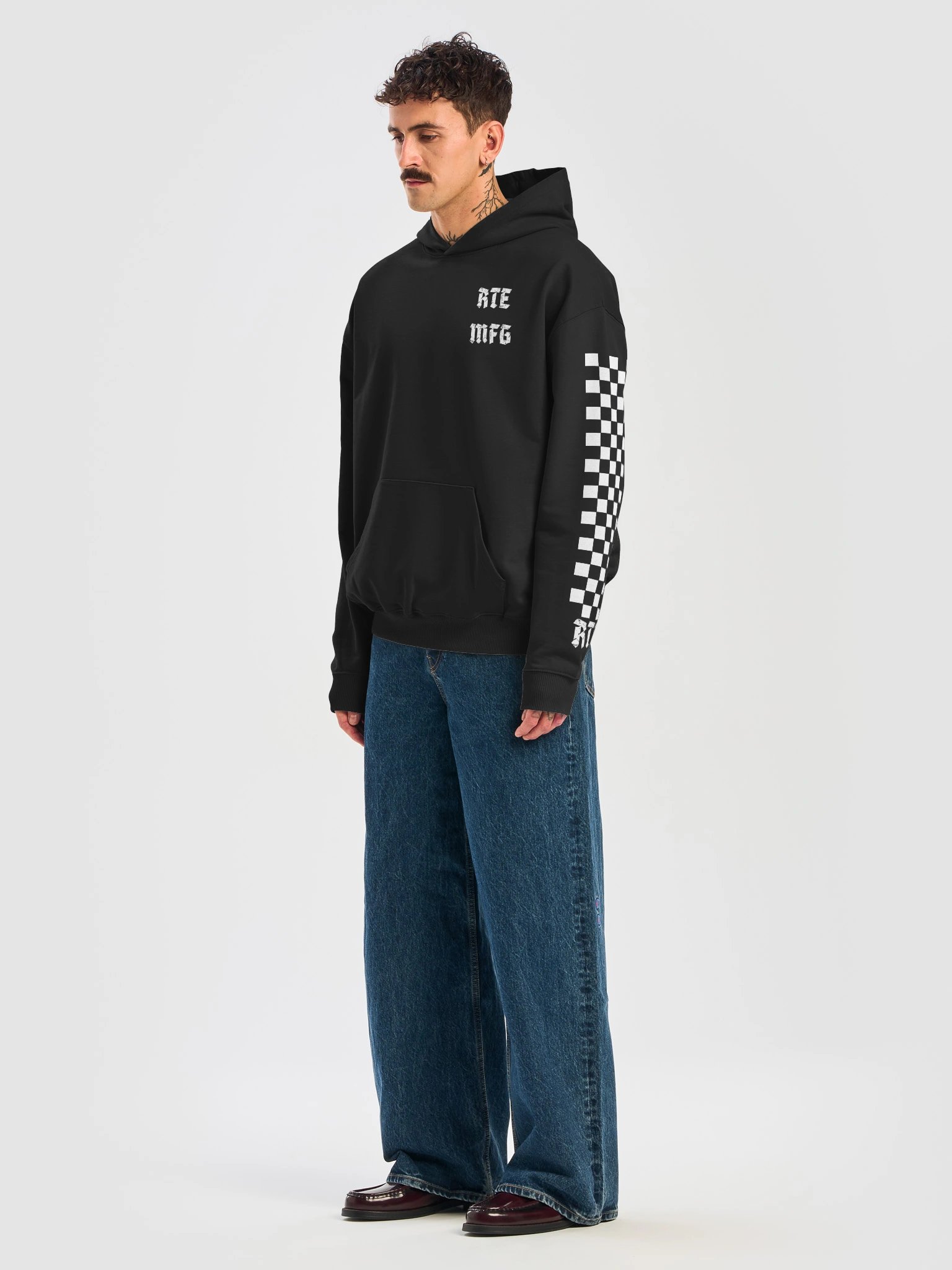RTE MFG CHECKERED HOODIE product image (7)