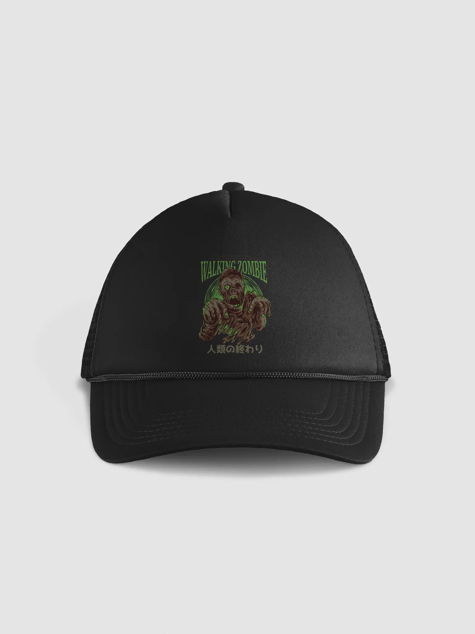 Decaying Zombie Trucker Hat product image (1)