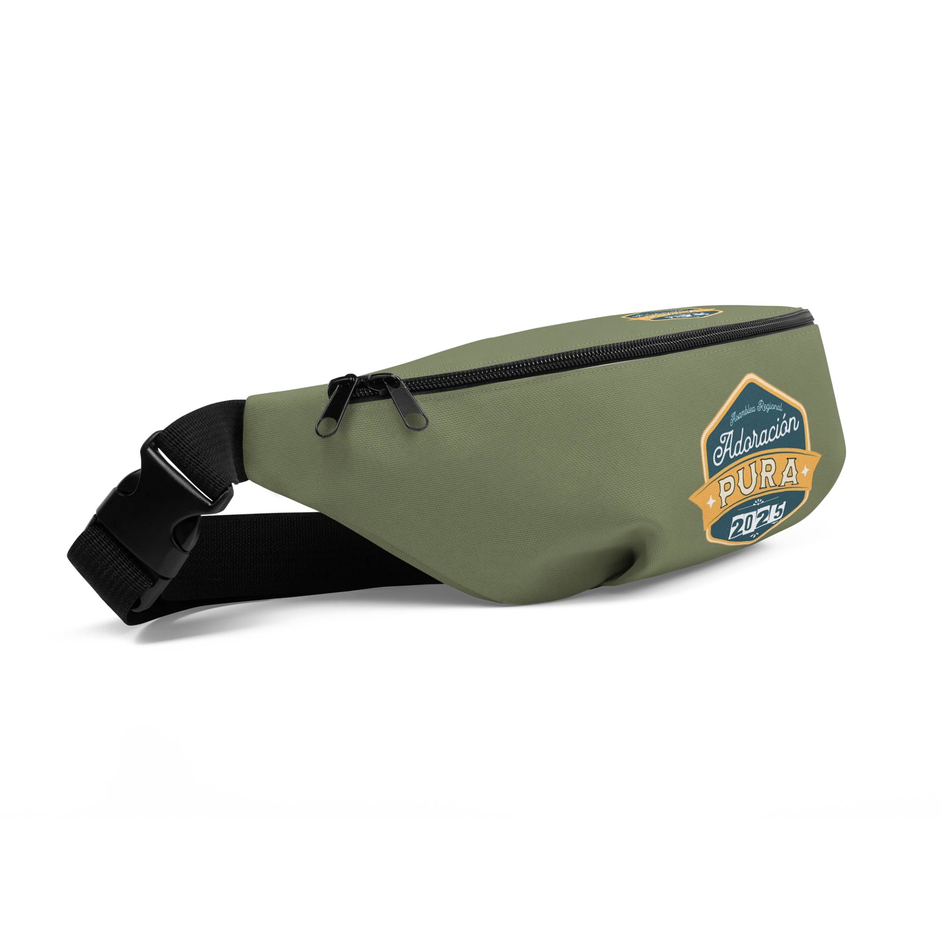 2025 "Adoración Pura" Regional Convention Retro Badge Mountain Forest Green Fanny Pack product image (2)