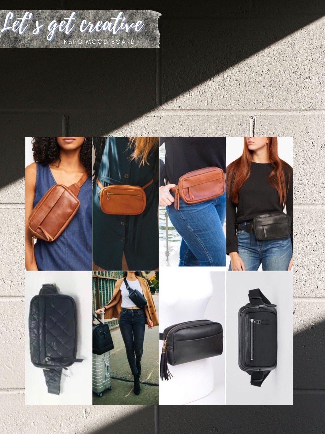 Modern rectangle shape Waist Bag - Sewing Pattern product image (10)