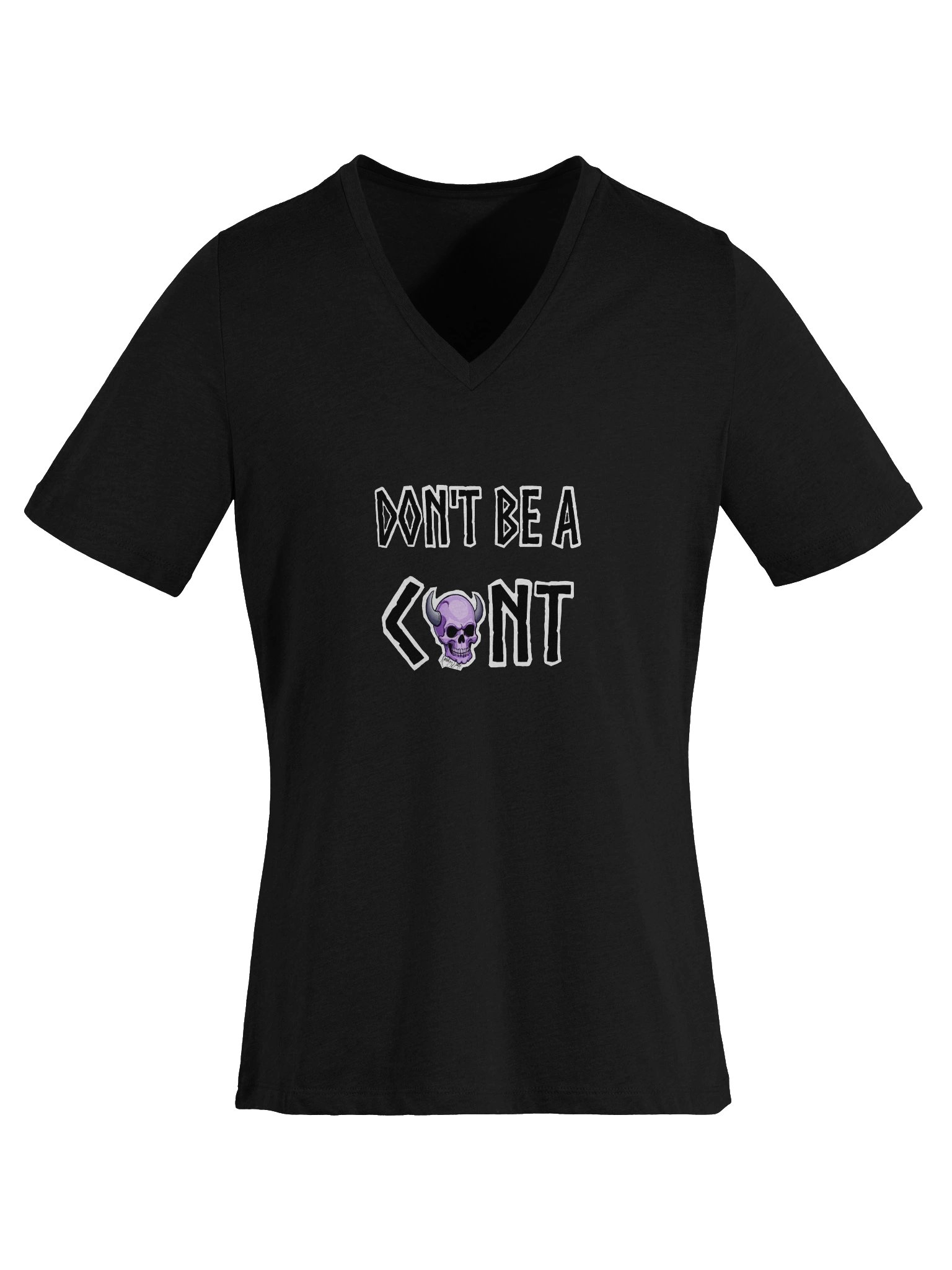 Dont be a C**t V-neck tee product image (6)