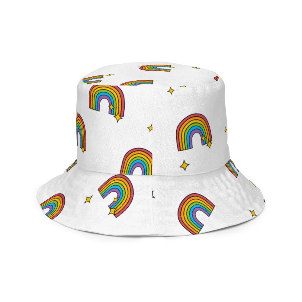 Rainbow Dreams Reversible Bucket Hat product image (6)