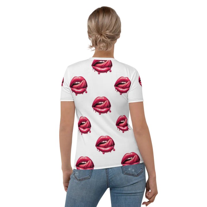Lollipop Print Women's Crew Neck T-Shirt – Sweet, Fun & Stylish! 🍭 product image (1)