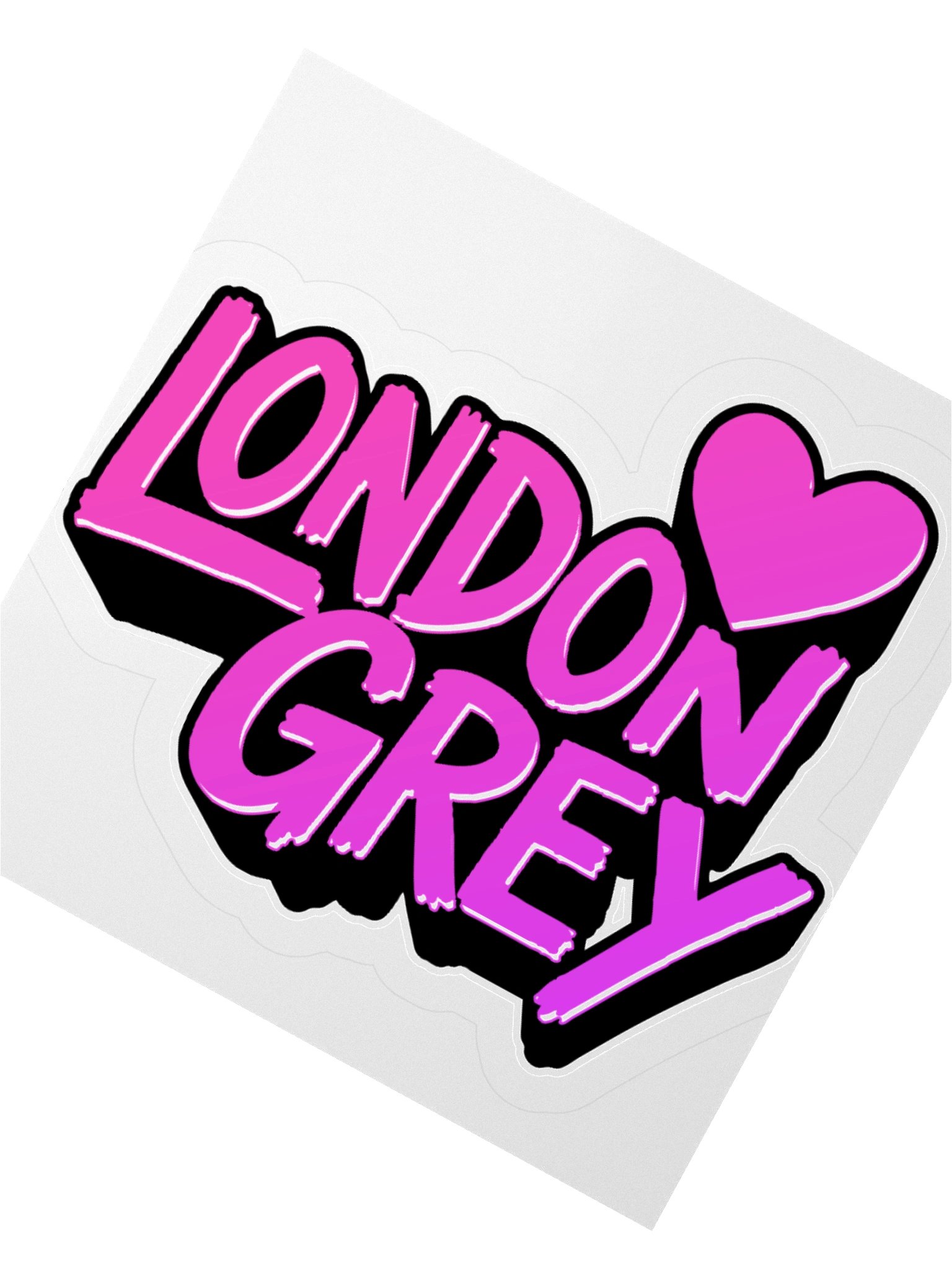 London Grey Sticker 3x3 product image (2)