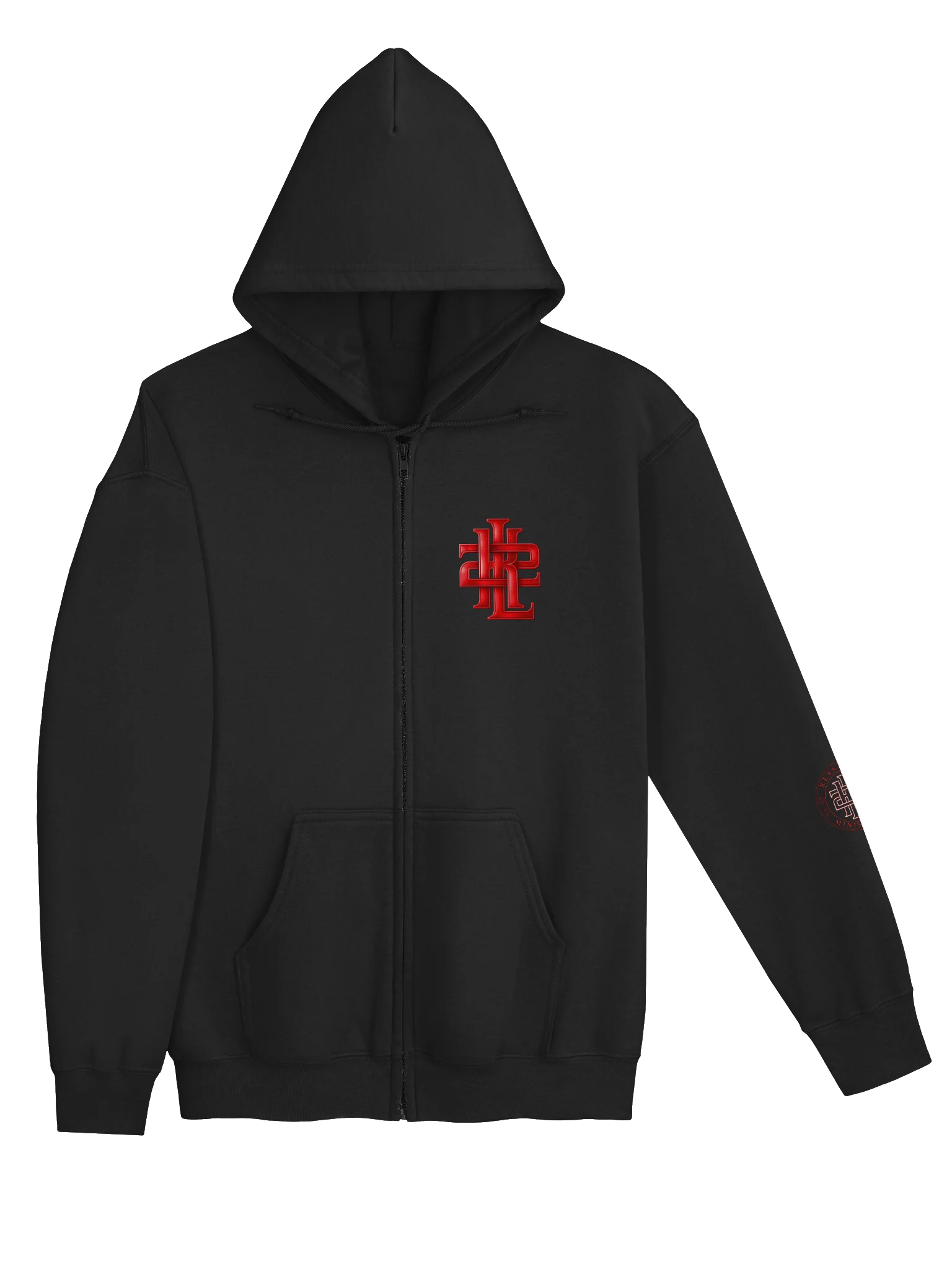 Red Monogram Zip Hoodie product image (16)