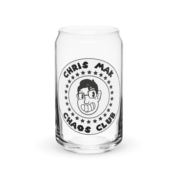 Chaos club glass can cup product image (2)