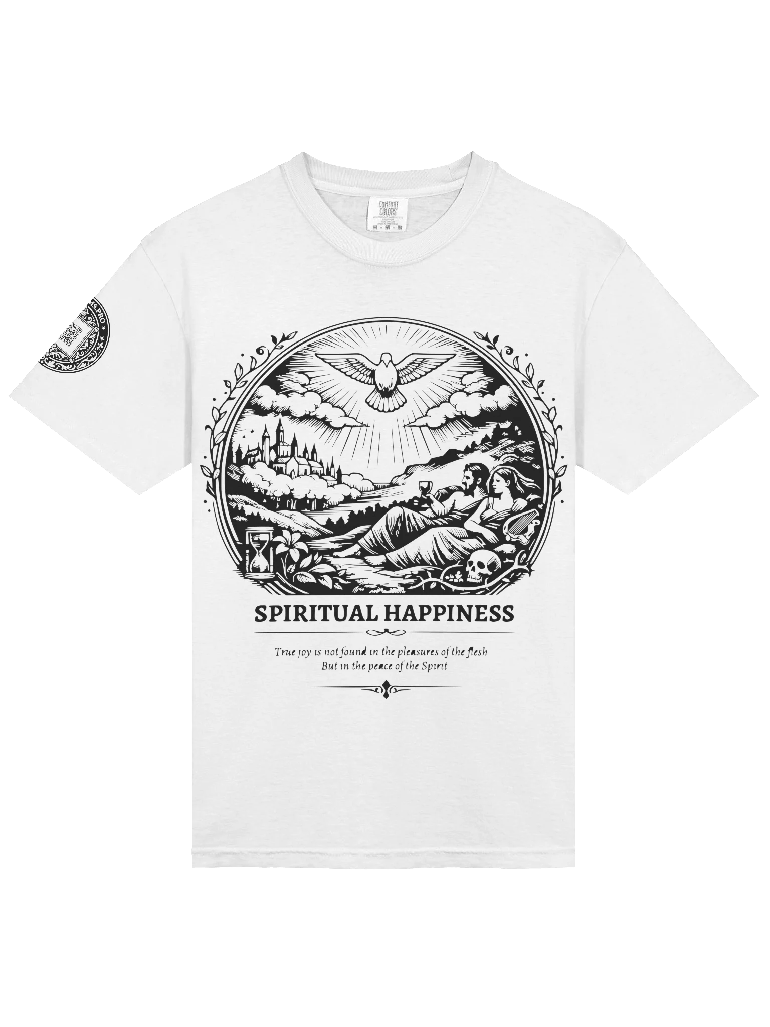 Spiritual Happiness (Black on White/Color) product image (4)
