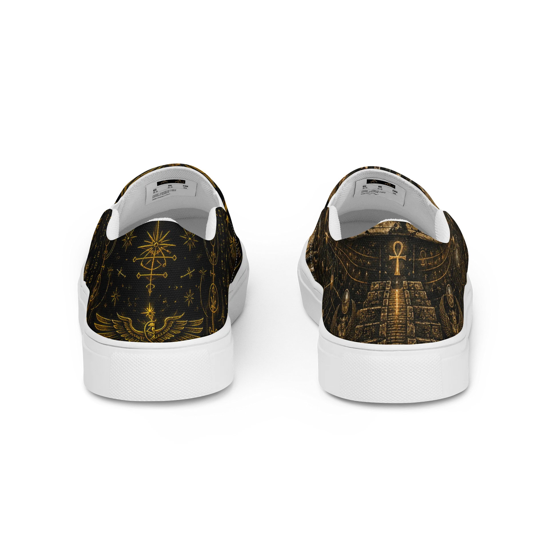 Womans Slip On Alpha and Omega Chiipped Shoe product image (4)