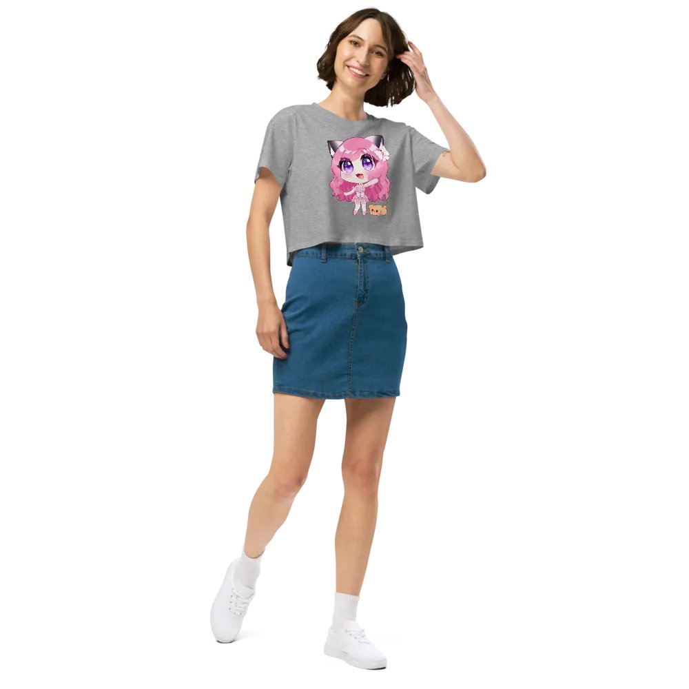'Hallo!' Chibi Cropped Tee product image (10)
