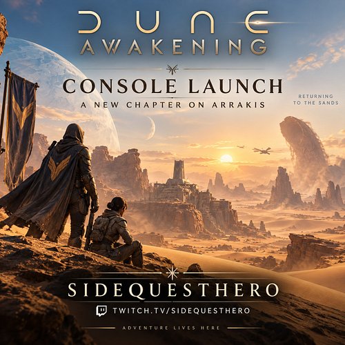 ARRAKIS JUST GOT A WHOLE LOT BIGGER! 🏜️

Dune: Awakening has officially launched on console, and tonight we're heading BACK I...