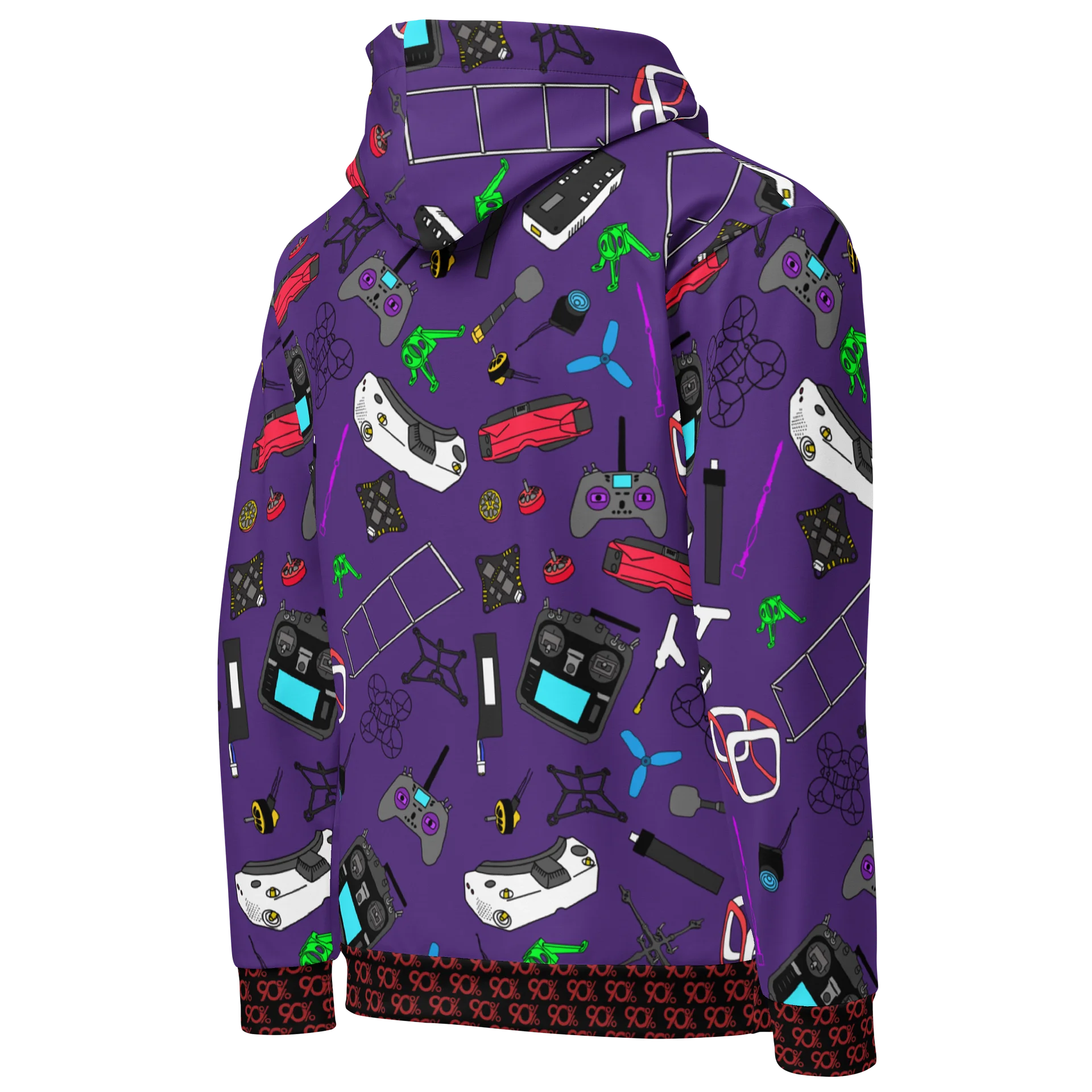 Royal Purple Micro FPV Hoodie product image (5)