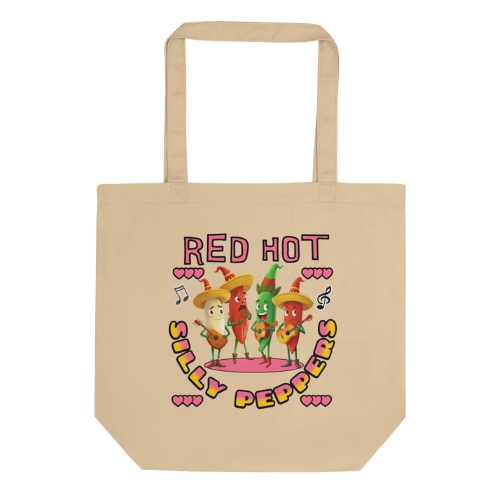 Red Hot Silly Peppers Eco Tote product image (1)