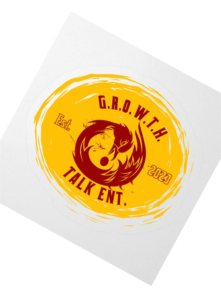 G.R.O.W.T.H. Talk Sankofa Sticker (gold) product image (2)