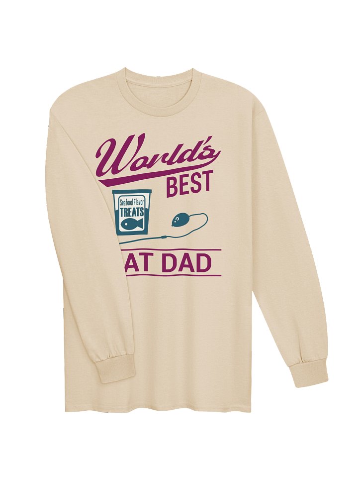 World's Best Cat Dad - Unisex Adult Long Sleeve T-shirt product image (20)