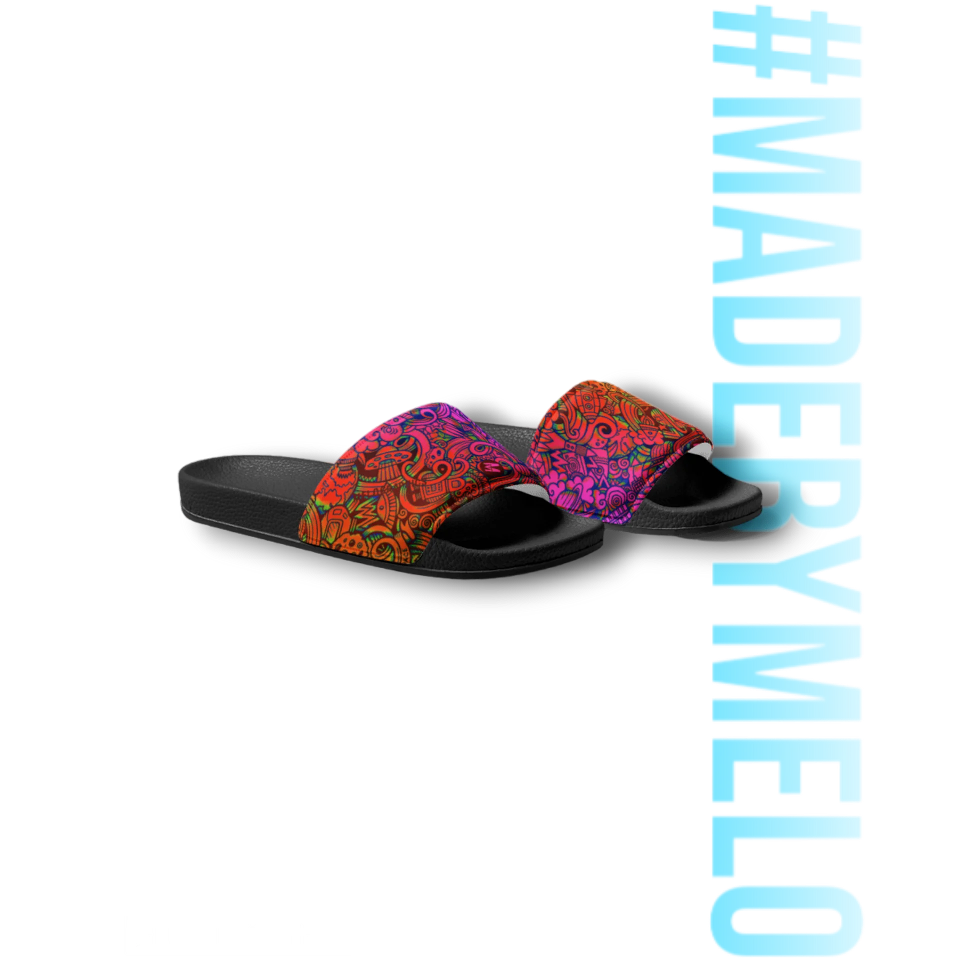 Rainbow Space Scribble - Men's Slides | #MADEBYMELO product image (7)