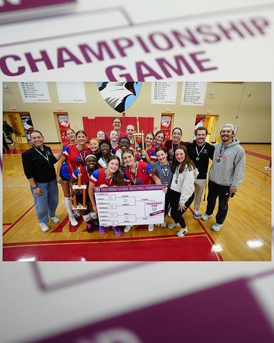 2026-2027 MIDDLE SCHOOL VOLLEYBALL CHAMPIONS - CRAYTON MIDDLE SCHOOL