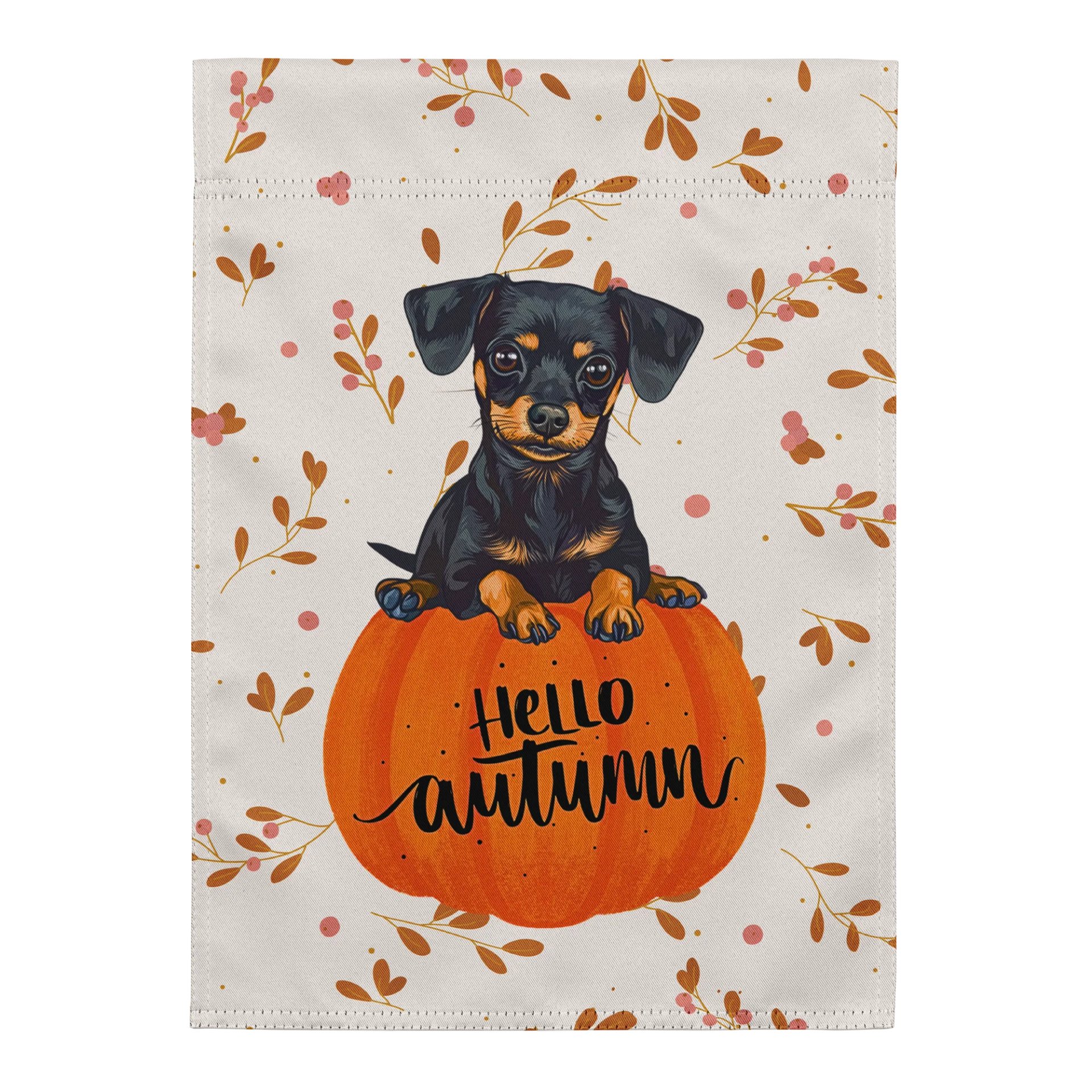 Hello Autumn Chiweenie Garden Flag - Sit Stay Slay Collection product image (1)