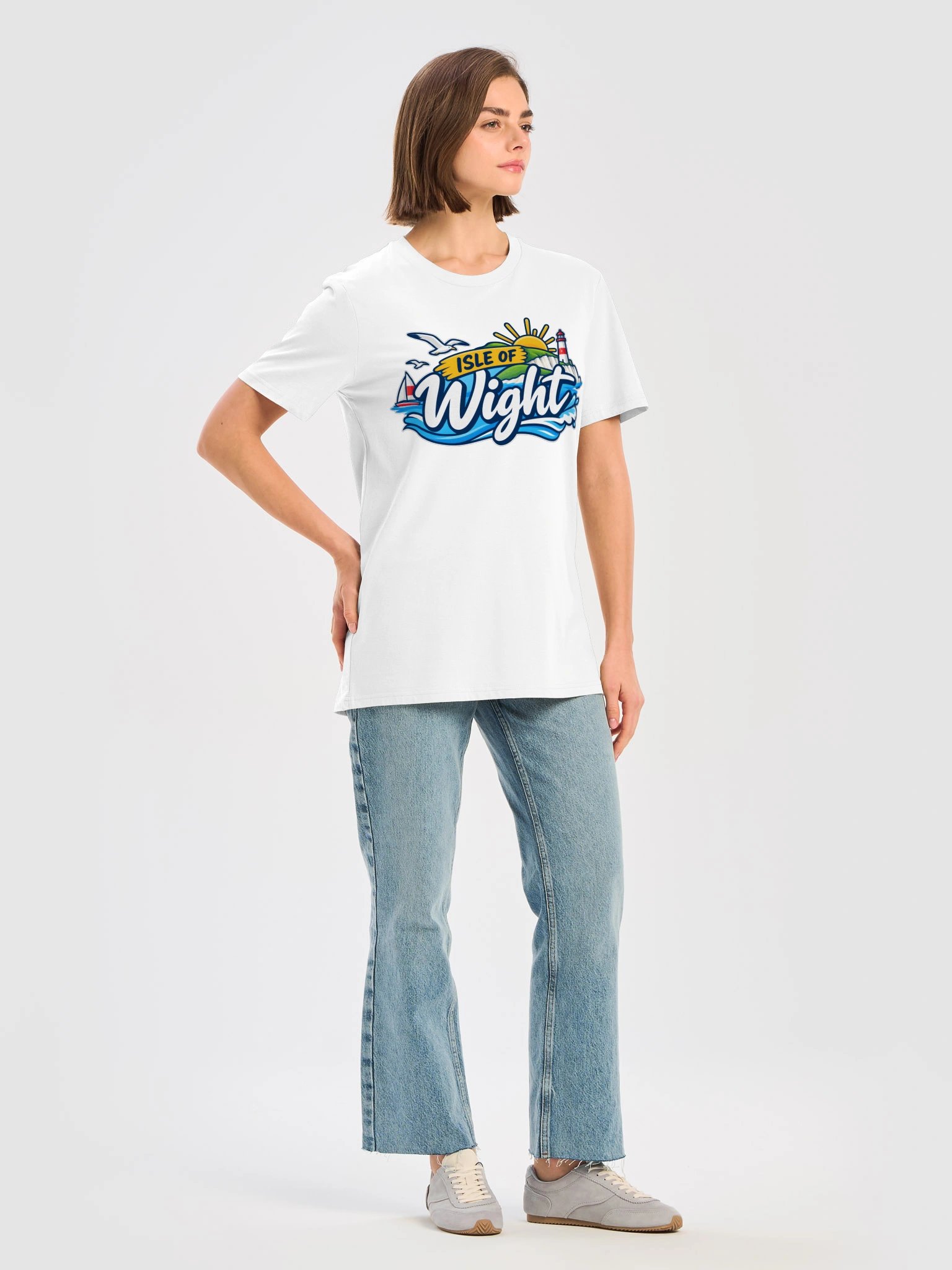 Isle of Wight Scenic Unisex Organic T-Shirt product image (11)