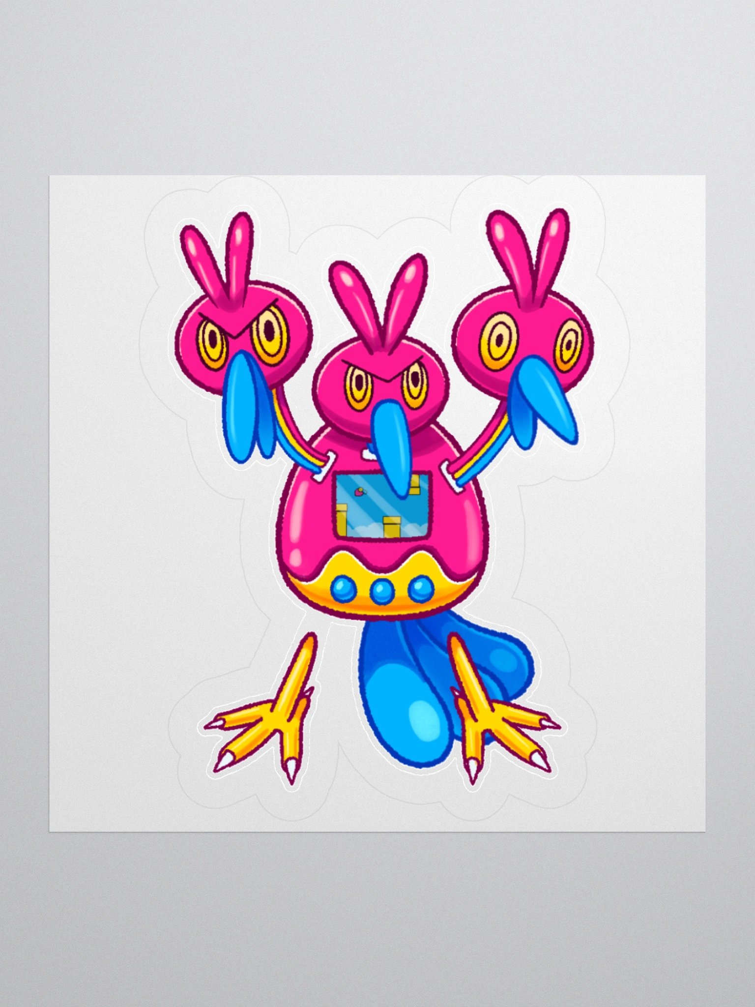 Porydrio (Pansexual Pride) - sticker product image (1)