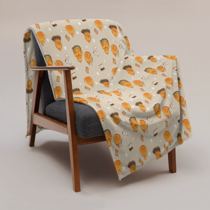 Fire Slime Throw Blanket product image (2)